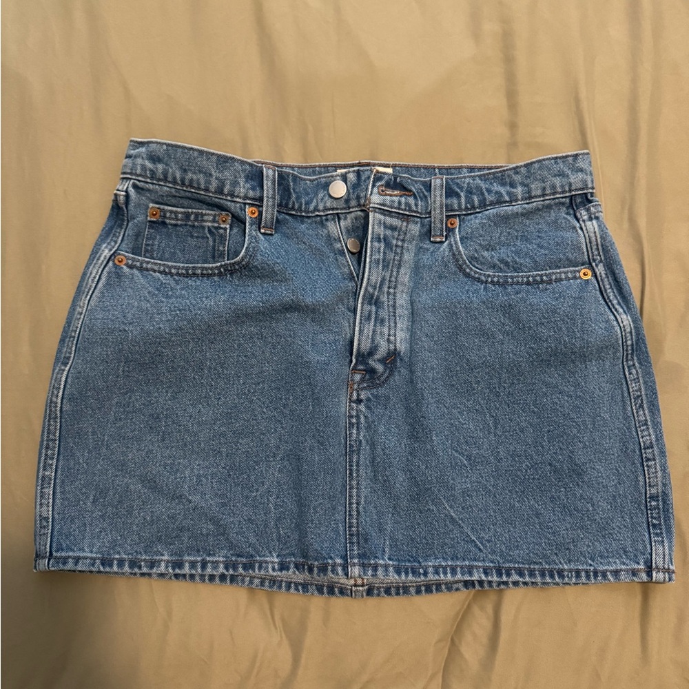 Denim Mini Skirt